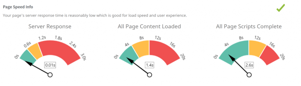 page load time seoptimer